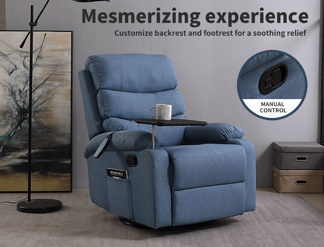 Levede Massage Chair Recliner Chairs Heated Lounge Sofa Armchair 360